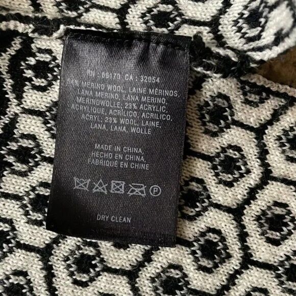 Anthropologie Sparrow Wakefield Merino Wool Blend Pull On Knit Pencil Skirt Sz S - Picture 3 of 6